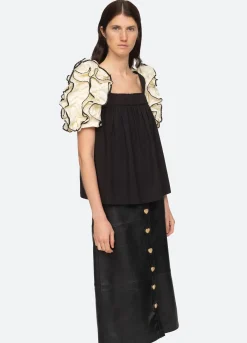 Sea New York Paloma S/S Top Black Best
