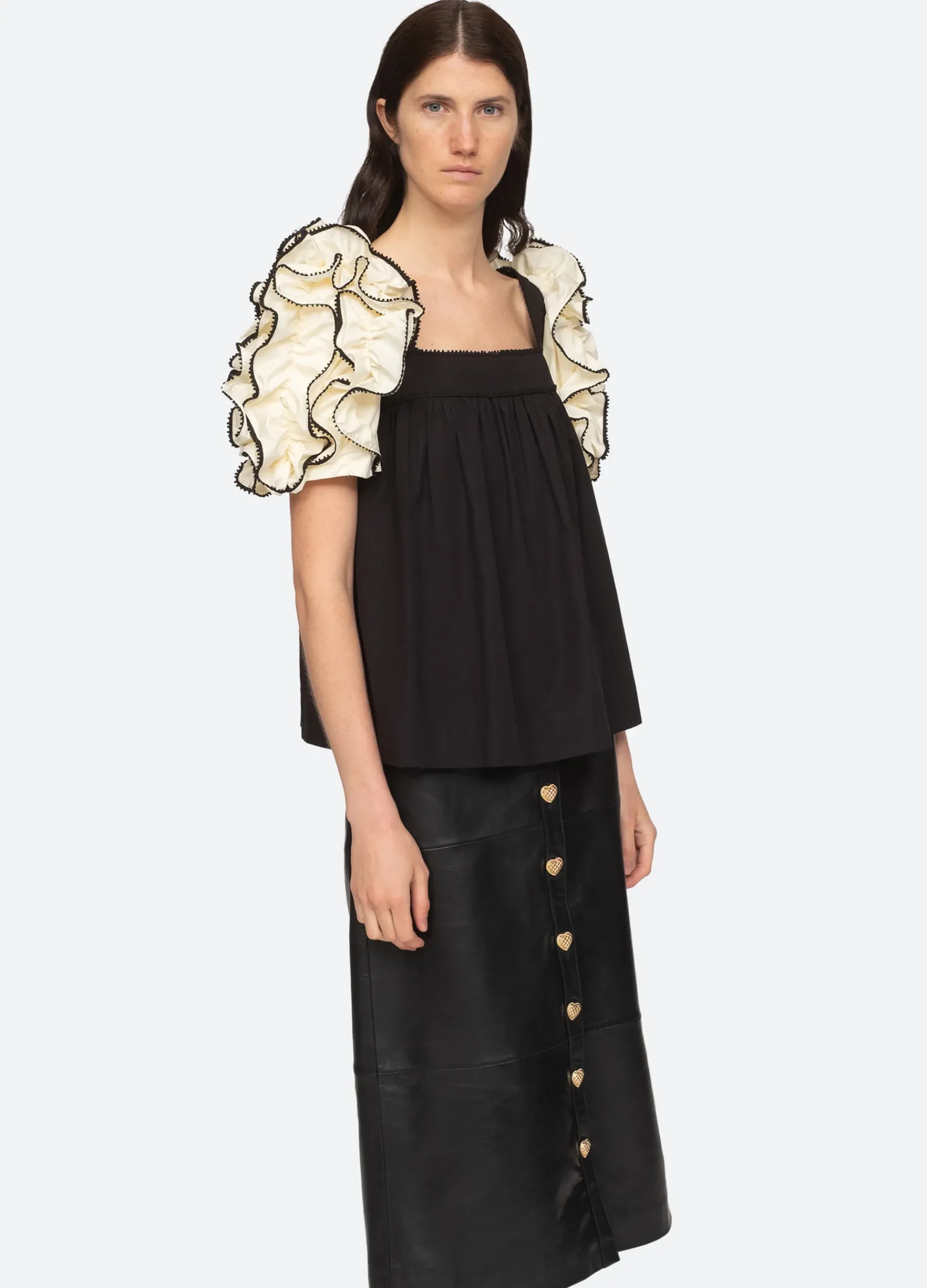 Sea New York Paloma S/S Top Black Best