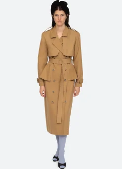 Sea New York Paloma Trench Coat Chino Online