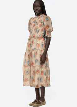 Sea New York Roanne Puff Slv Dress Multi Shop