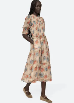 Sea New York Roanne Puff Slv Dress Multi Shop