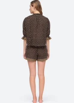 Sea New York Rosa PJ Set Black Hot