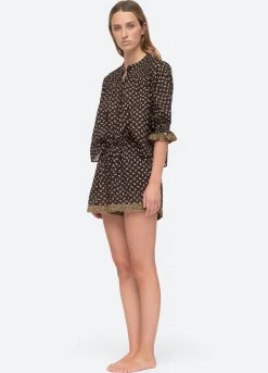 Sea New York Rosa PJ Set Black Hot