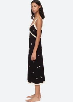Sea New York Rubina PJ Slip Dress Black Online