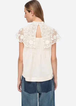 Sea New York Serita Top Cream Best