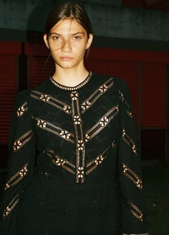 Sea New York Sharika L/S Dress Black Flash Sale