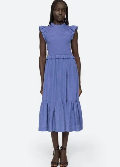 Sea New York Siya Dress Blue Discount