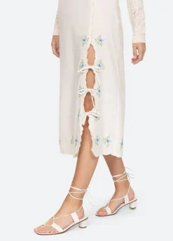 Sea New York Tania Skirt White Flash Sale