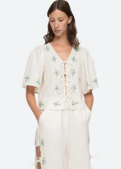Sea New York Tania Top White Best Sale