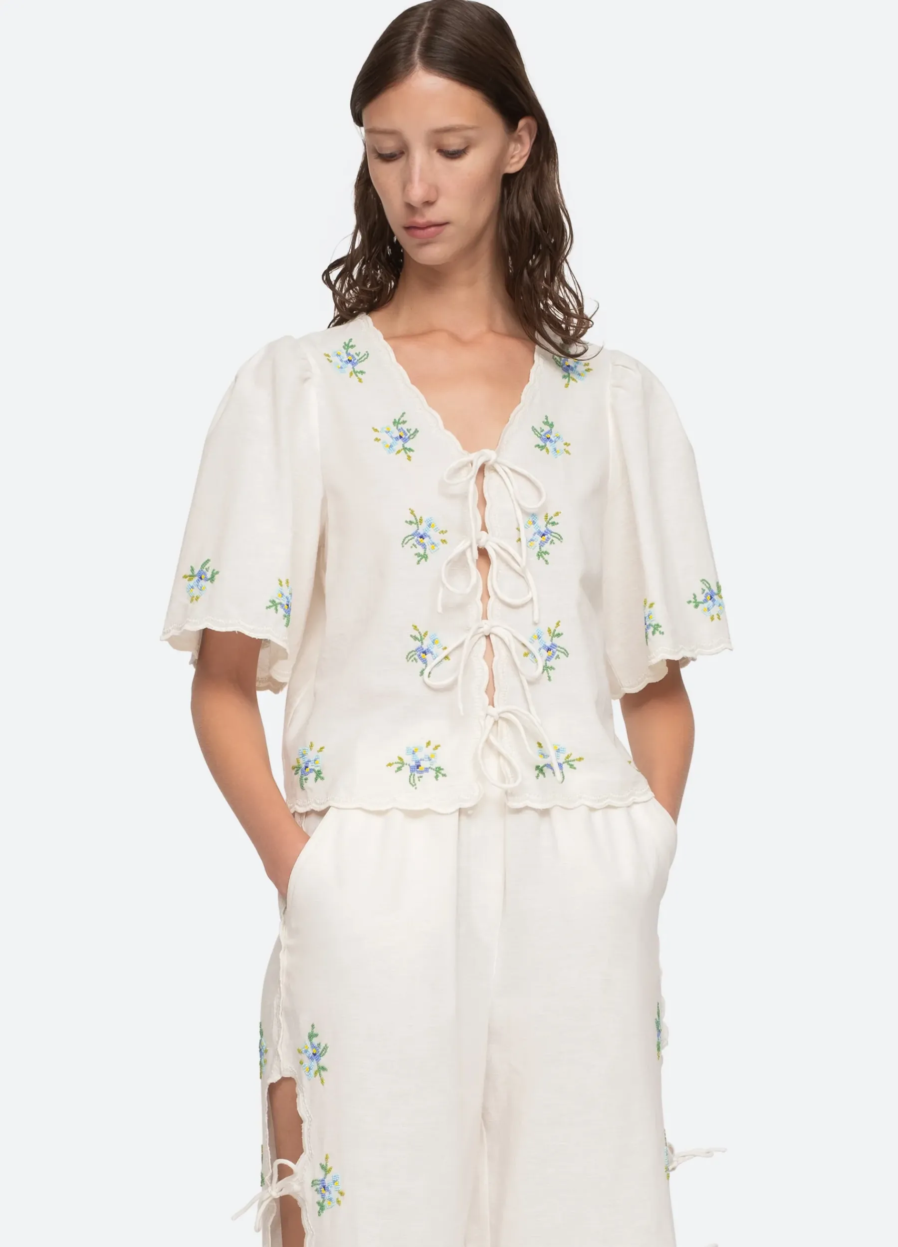 Sea New York Tania Top White Best Sale