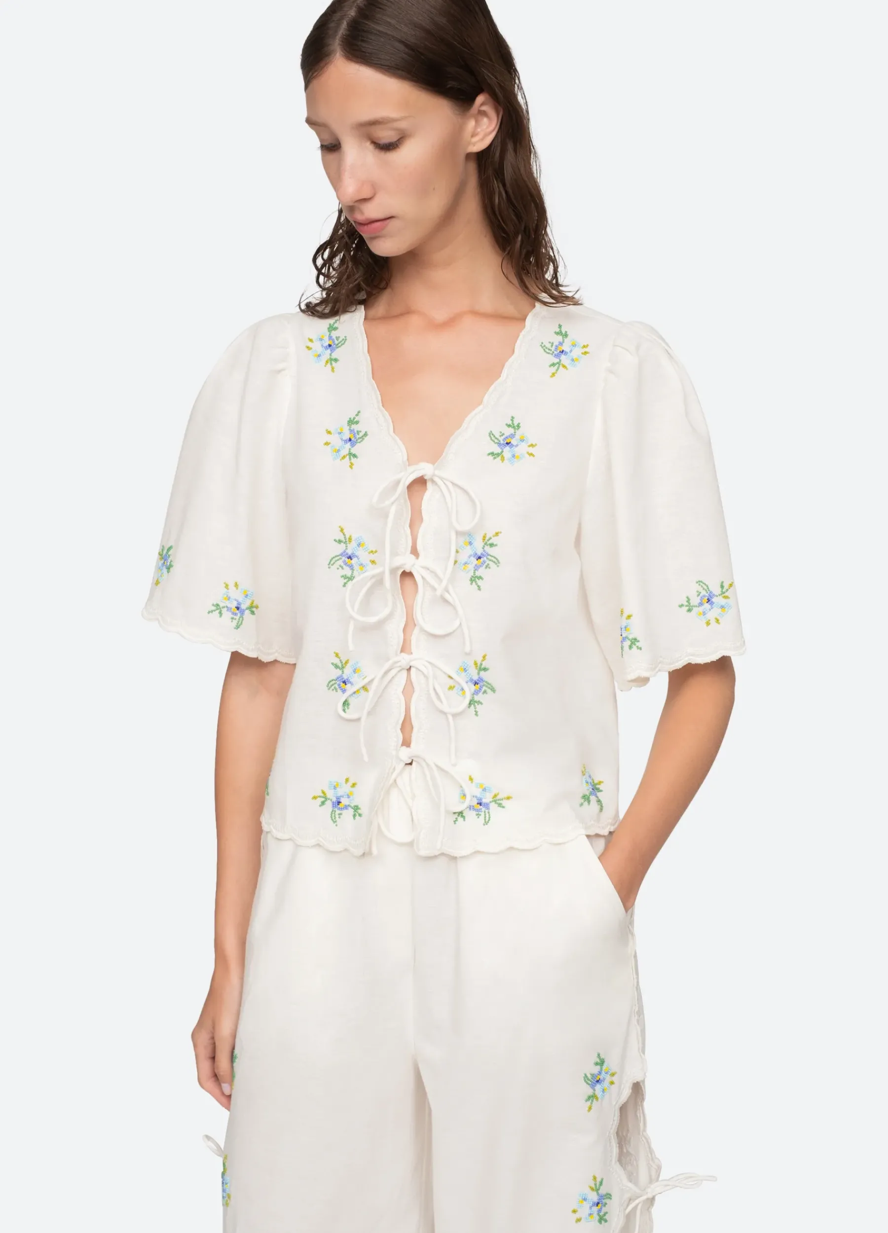 Sea New York Tania Top White Best Sale