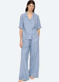 Sea New York Vellamo PJ Set Blue Fashion